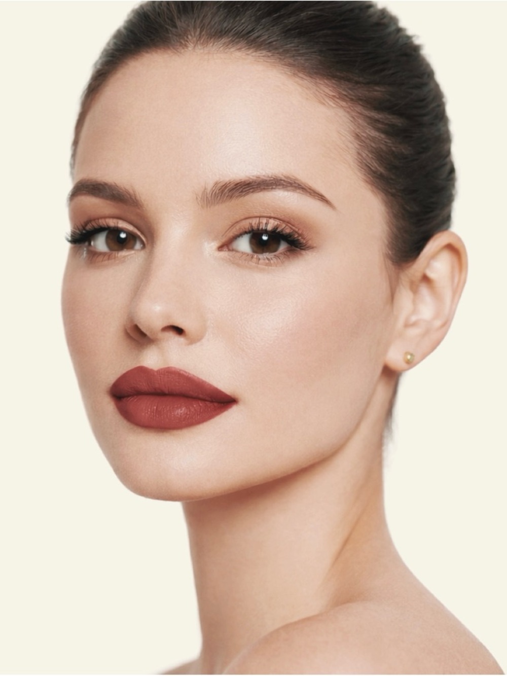 Antonym Liquid Lipstick – Shade Nena (Deep Nude) NIB Clean Vegan